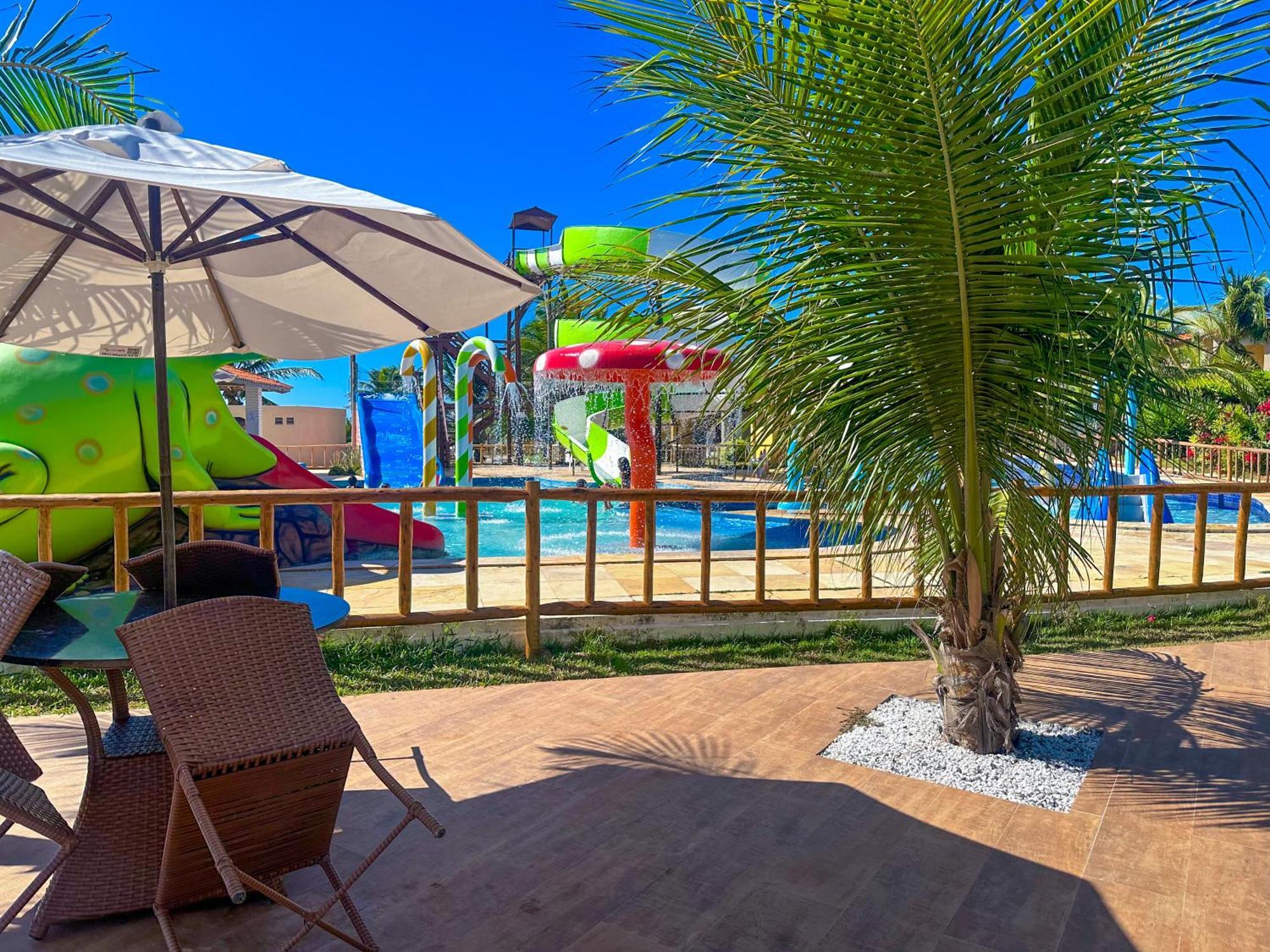 Jangadeiro Praia Hotel Resort - Parque Aquatico E Pe Na Areia Aquiraz Kültér fotó