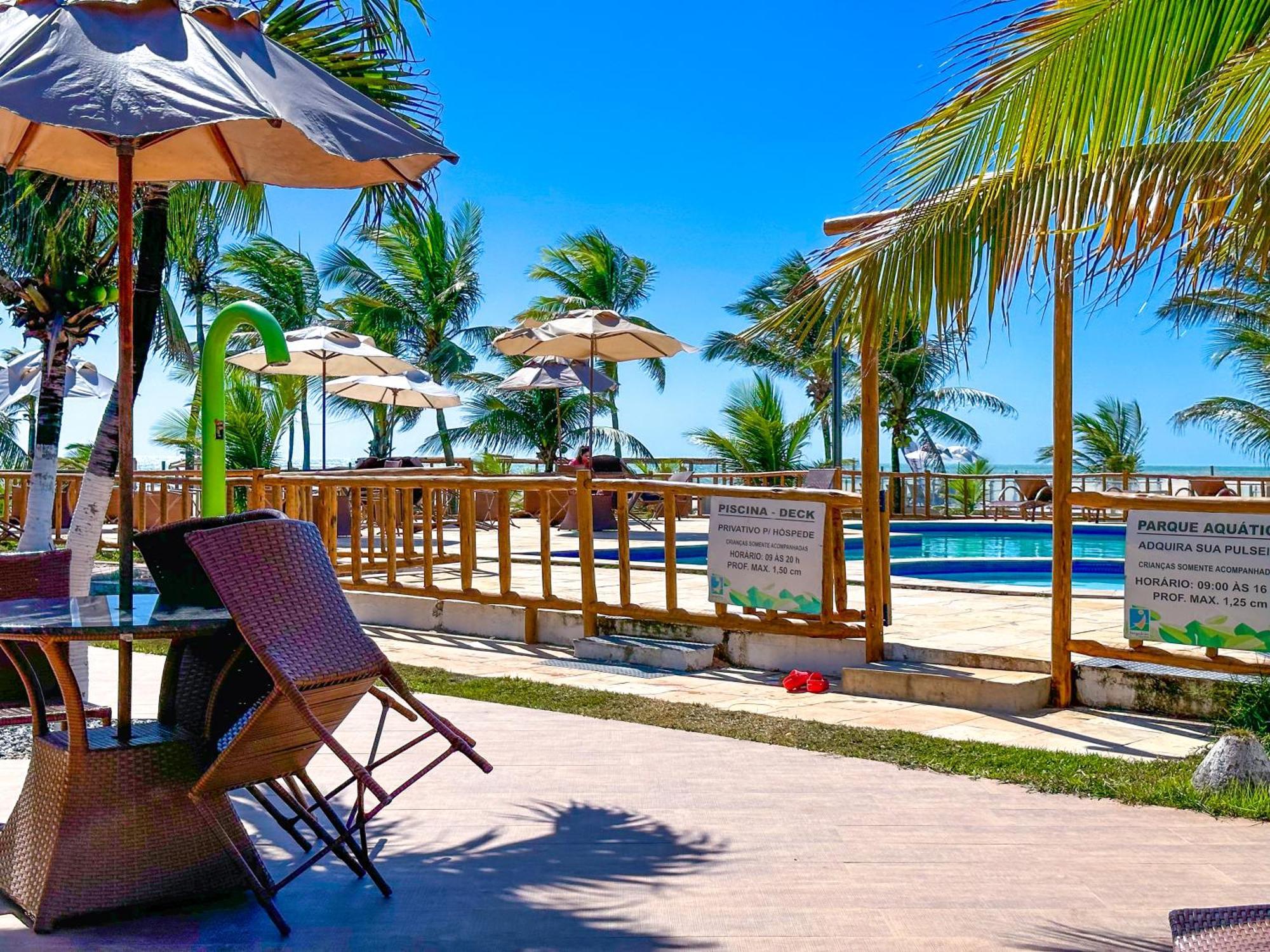 Jangadeiro Praia Hotel Resort - Parque Aquatico E Pe Na Areia Aquiraz Kültér fotó